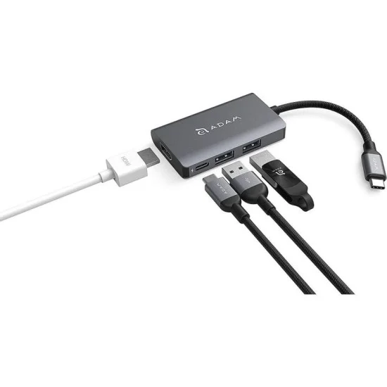 Uag 4-Port Usb-C Hub - Grey